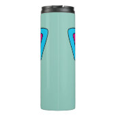 Bouteilles Isothermes Papillon bleu magenta rose | Ajouter du texte (Dos)