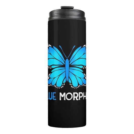 Bouteilles Isothermes Papillon bleu Morpho (Devant)