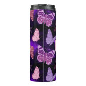 Bouteilles Isothermes Papillon cool Maman Noir Et Violet (Dos)