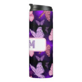 Bouteilles Isothermes Papillon cool Maman Noir Et Violet (Tourné sur la droite)