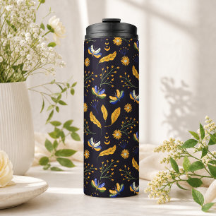Bouteilles Isothermes Papillon de nuit à motif floral