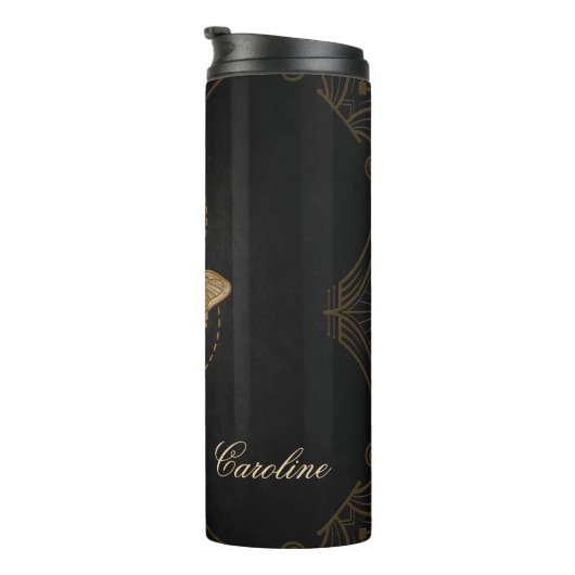 Bouteilles Isothermes Papillon doré. (Tourné sur la droite)