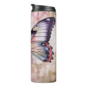 Bouteilles Isothermes Papillon Dreamy aux fleurs roses (Tourné sur la droite)