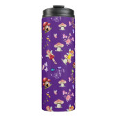 Bouteilles Isothermes Papillon Fée Champagne Violet à thème (Devant)