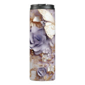 Bouteilles Isothermes Papillon Lilac, Gold et Pearl 3D (Dos)