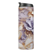 Bouteilles Isothermes Papillon Lilac, Gold et Pearl 3D (Tourné sur la droite)
