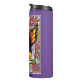 Bouteilles Isothermes Papillon monarque Fée Purple Floral (Tourné sur la droite)