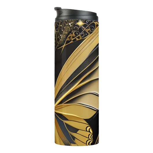 Bouteilles Isothermes Papillon noir (Tourné sur la droite)