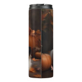 Bouteilles Isothermes Papillon Puppy Automne Citrouille de plaisir (Dos)