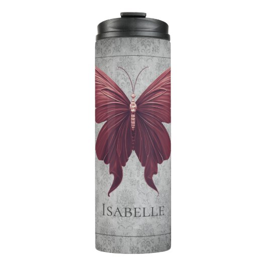 Bouteilles Isothermes Papillon rouge à bijoux (Devant)