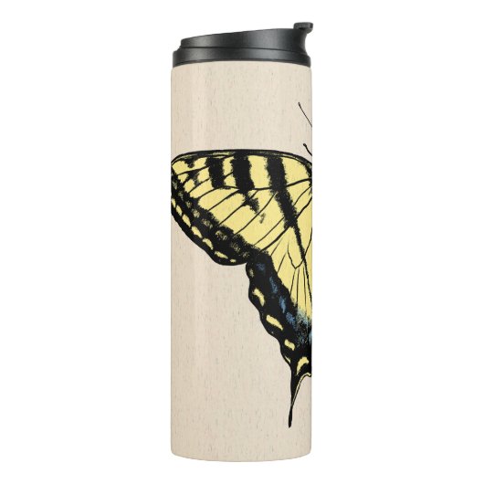 Bouteilles Isothermes Papillon Southwestern jaune Swallowtail (Tourné sur la gauche)