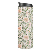 Bouteilles Isothermes Papillon Vert Menthe Rose Blush (Tourné sur la droite)