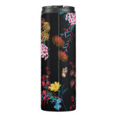 Bouteilles Isothermes Papillons de jardin fleuris Style Liberty (Dos)