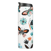 Bouteilles Isothermes Papillons Fleurs : Collection Dessinée à la main (Tourné sur la droite)