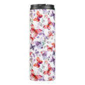 Bouteilles Isothermes Papillons rouges violets (Dos)