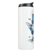 Bouteilles Isothermes Papillons volants bleus Morpho (Tourné sur la gauche)