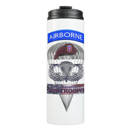 Bouteilles Isothermes Parachutiste en acier d'amorçage aéroporté (Devant)