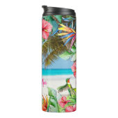 Bouteilles Isothermes Paradis hawaïen tropical (Tourné sur la droite)
