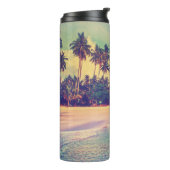 Bouteilles Isothermes Paradis tropical : mer, hôtel, plage. (Tourné sur la gauche)