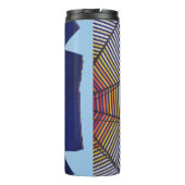 Bouteilles Isothermes Parapluie bleu et multicolore (Dos)