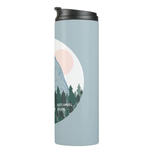 Bouteilles Isothermes Parc national de Yosemite Demi-Dôme Bleu (Tourné sur la droite)