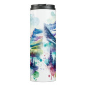 Bouteilles Isothermes Parc national du Glacier de Bright Watercolor (Dos)