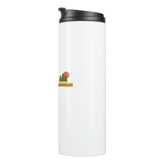 Bouteilles Isothermes Parc national Jasper Pine Trees Soleil (Tourné sur la droite)