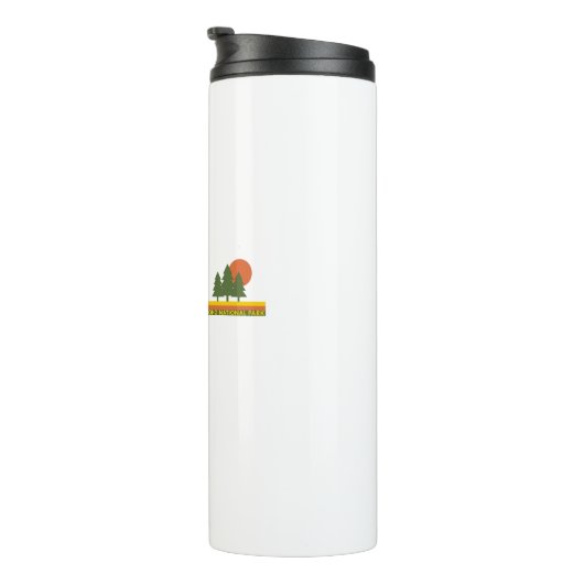 Bouteilles Isothermes Parc national Yoho Pine Trees Soleil (Tourné sur la droite)