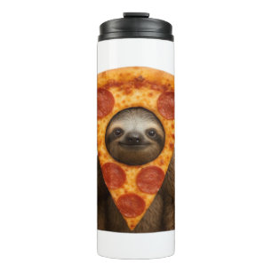 Bouteilles Isothermes Paresseux pizza drôle étrange blague mème mignon j
