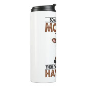 Bouteilles Isothermes Parfois, je reçois de la vache à ventre noir Moo-d (Tourné sur la gauche)