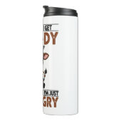 Bouteilles Isothermes Parfois, je reçois de la vache à ventre noir Moo-d (Tourné sur la droite)