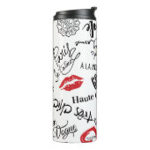 Bouteilles Isothermes Paris mode et glamour sans couture motif (Tourné sur la gauche)