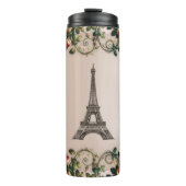 Bouteilles Isothermes Paris Rose Vins Tour Eiffel Shabby Chic (Devant)