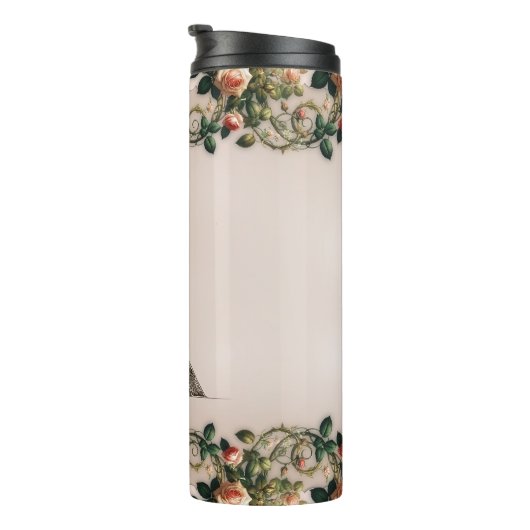 Bouteilles Isothermes Paris Rose Vins Tour Eiffel Shabby Chic (Tourné sur la droite)