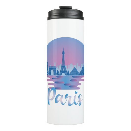 Bouteilles Isothermes Paris Skyline (Devant)