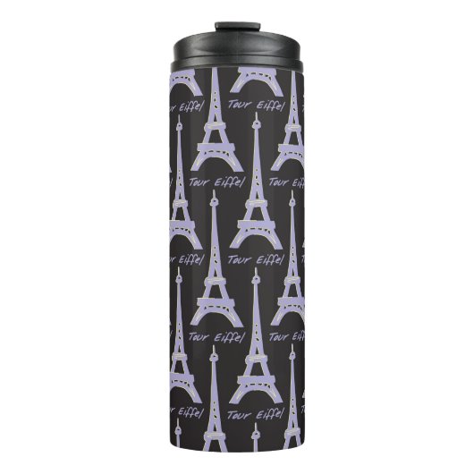 Bouteilles Isothermes Paris Tour Eiffel France Tumbler Thermal (Devant)