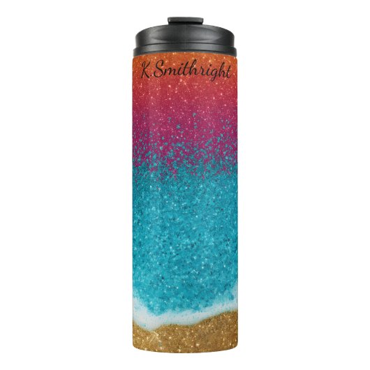 Bouteilles Isothermes Parkling Gradient Beach Sunset Texture (Devant)