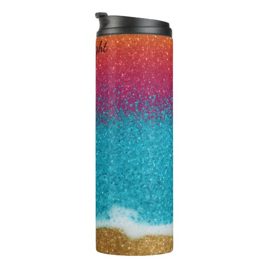 Bouteilles Isothermes Parkling Gradient Beach Sunset Texture (Tourné sur la droite)