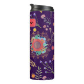 Bouteilles Isothermes Parobuline thermique florale personnalisée (Tourné sur la droite)