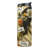 Bouteilles Isothermes Paroles inspirées et Vintage dame (Tourné sur la gauche)