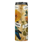 Bouteilles Isothermes Paroles inspirées et Vintage dame (Dos)