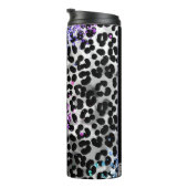 Bouteilles Isothermes *~* Parties scintillant arc-en-ciel Animal Leopard (Tourné sur la droite)