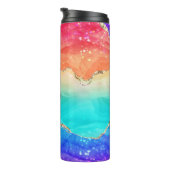 Bouteilles Isothermes Parties scintillant arc-en-ciel colorée moderne (Tourné sur la droite)