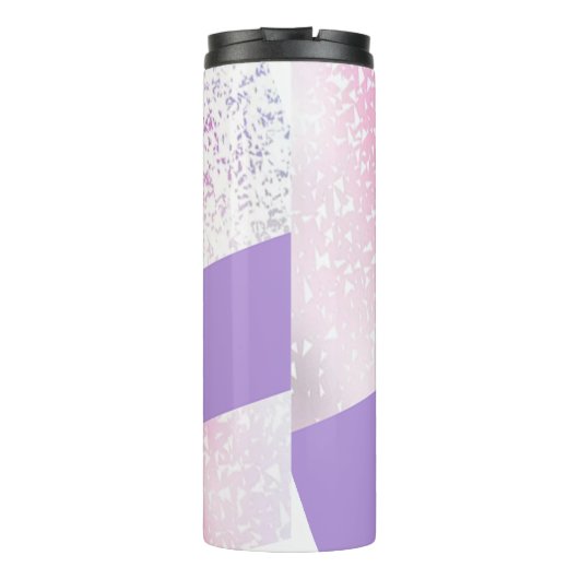 Bouteilles Isothermes Parties scintillant claire violette, rose et blanc (Dos)