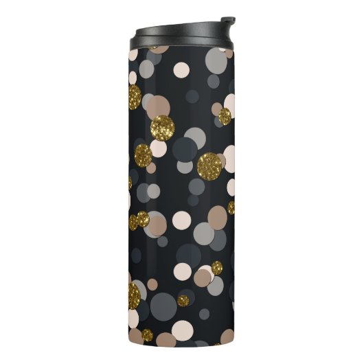 Bouteilles Isothermes Parties scintillant Confetti Peach, Maple, Grey an (Tourné sur la gauche)