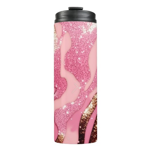 Bouteilles Isothermes Parties scintillant d'Agate Tumbler thermique 12 o (Devant)