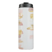 Bouteilles Isothermes Parties scintillant d'aquarelle rose blanc Paint à (Devant)