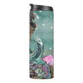 Bouteilles Isothermes *~* Parties scintillant de coquilles Whimsical Sir (Tourné sur la droite)