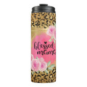 Bouteilles Isothermes Parties scintillant d'or Cheetah Imprimer Blessé M (Devant)