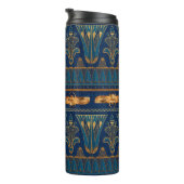 Bouteilles Isothermes Parties scintillant d'or des hiéroglyphes égyptien (Tourné sur la droite)